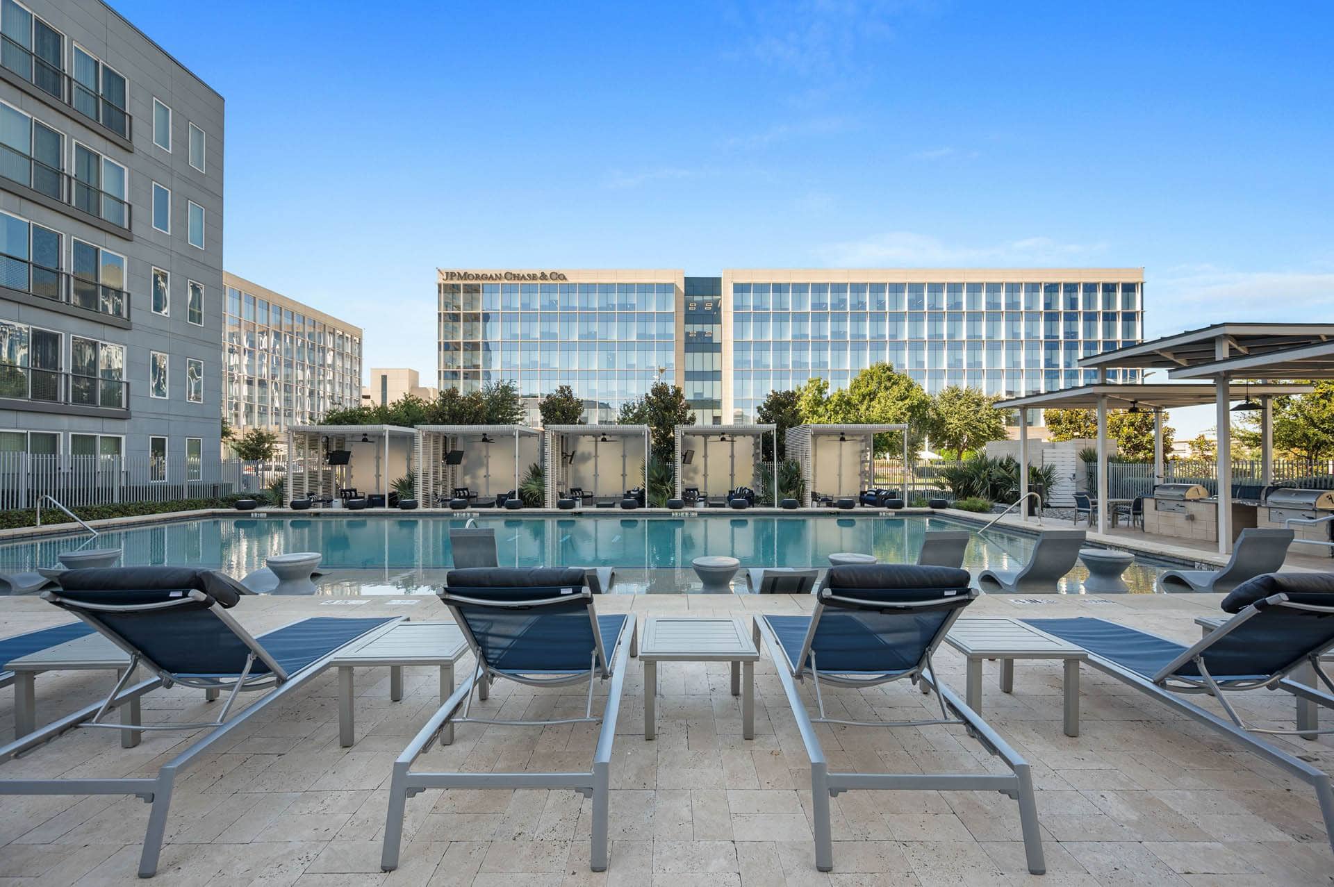 Pool at Windsor West Metro, 8055 Windrose Ave Plano, TX