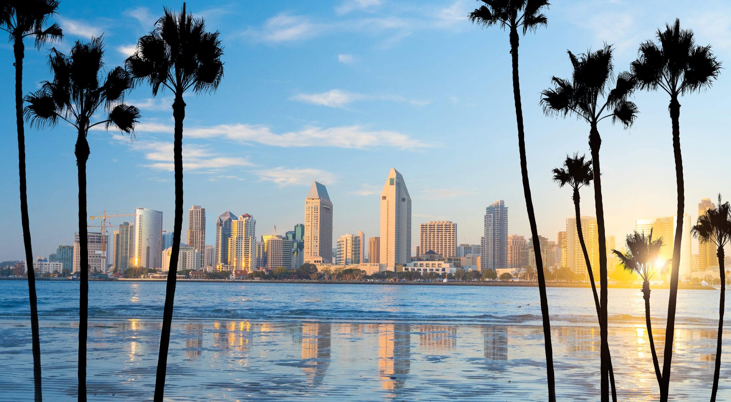 Downtown San Diego skyline in California, USA
