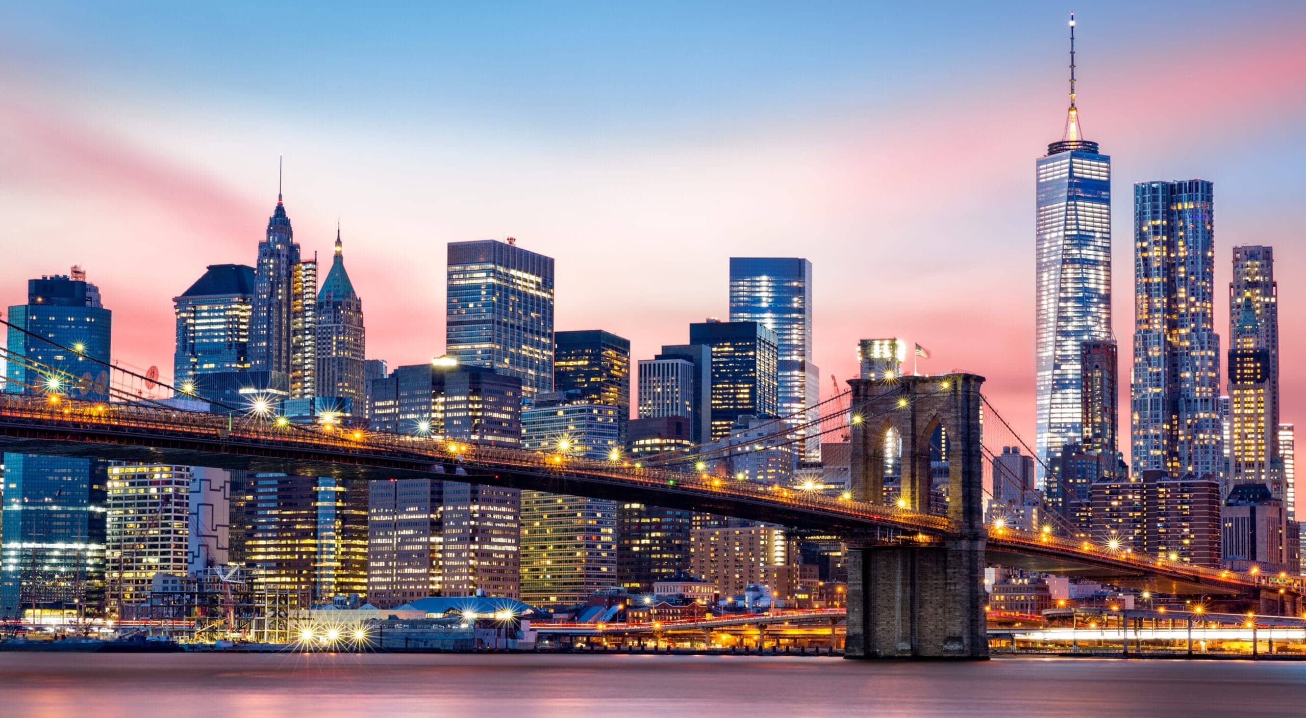 Lower Manhattan skyline